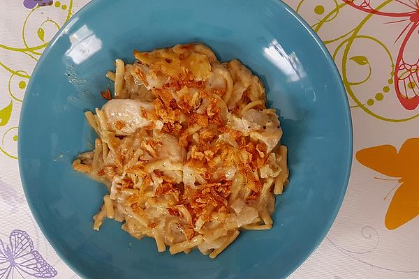 Baked Chicken Fillets with Spaetzle