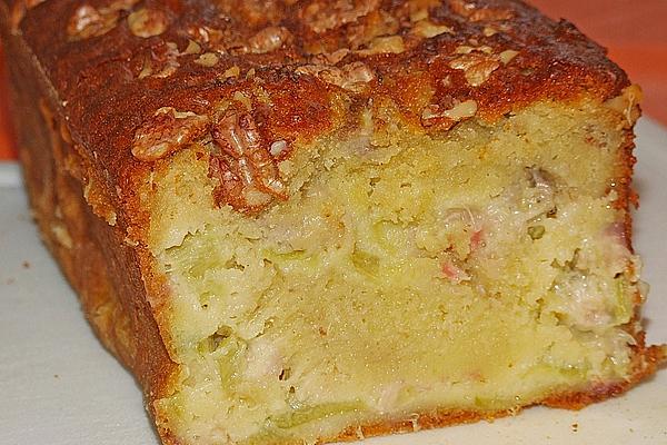 Banana Rhubarb Cake