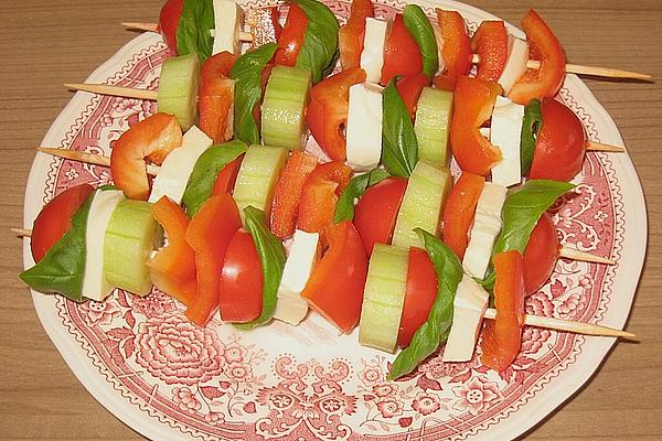 Basil – Mozzarella – Skewers