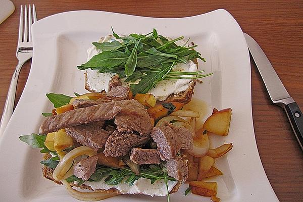 Beef Tenderloin Toasties