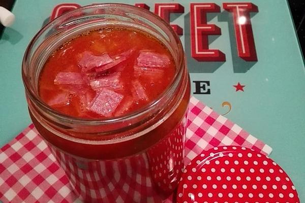 Bell Pepper – Tomato – Soup with Chorizo
