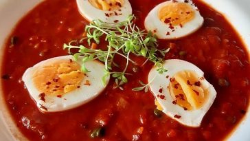 Spicy Campignon – Tomato – Cake