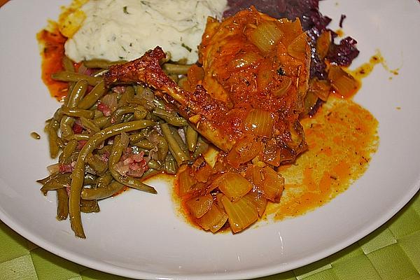 Braised Rabbit with Saffron and White Wine