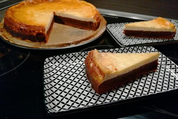 Brownie Crust Cheesecake