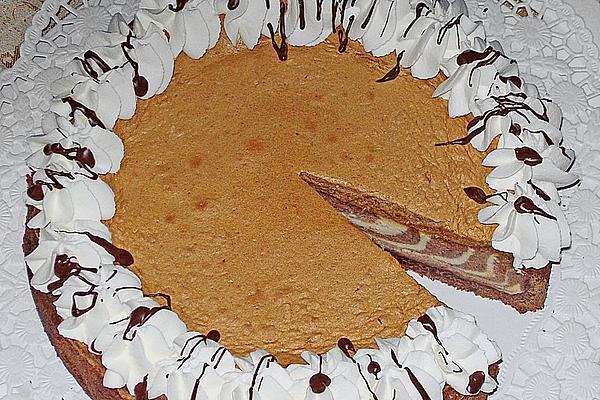 Cappuccino Zebra Cheesecake