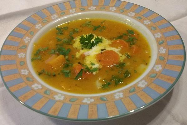 Carrot and Pumpkin Stew with Caraway Seeds