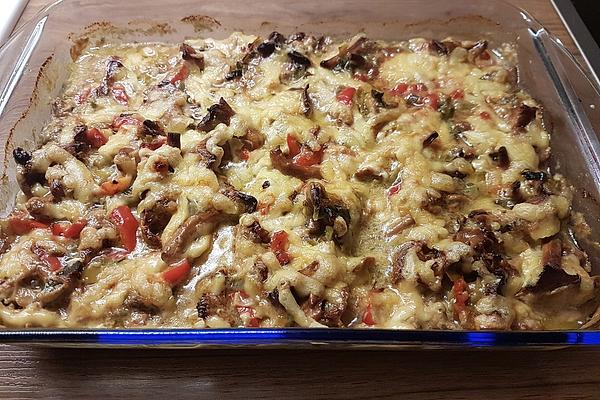 Chanterelle Schnitzel from Oven