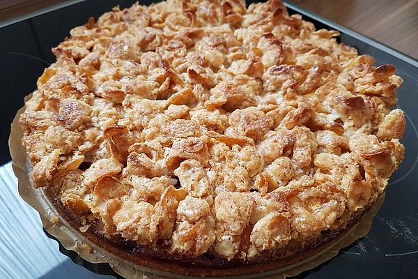 Cherry Corn Flakes Cake