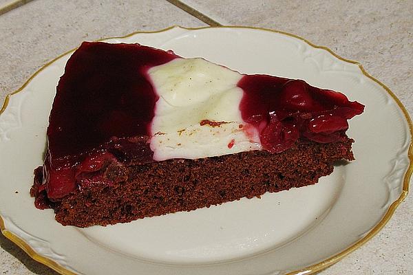 Cherry Pudding Slices