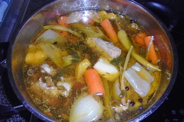 Chicken Broth in Crock Pot
