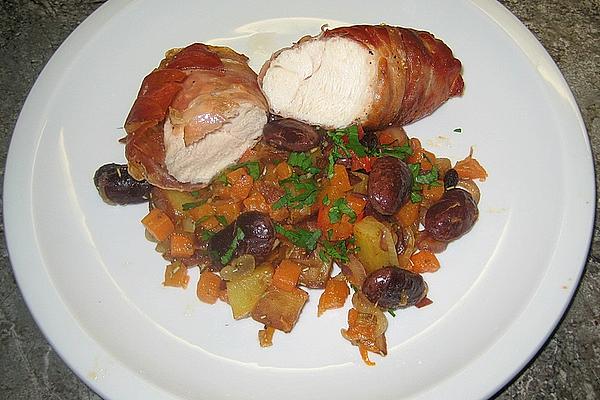 Chicken Fillet in Volcano Coat on Steirergröstl