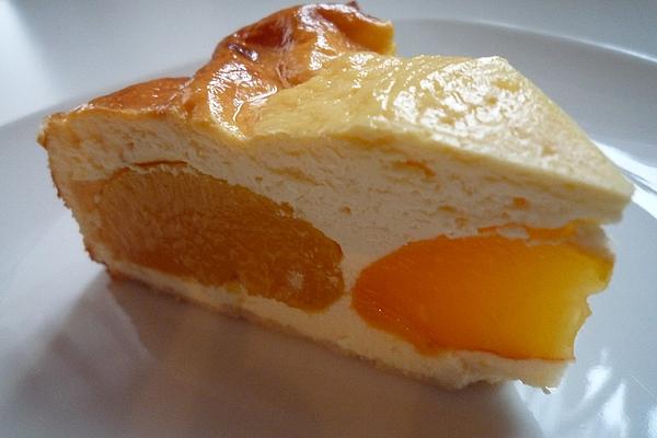 Chrissis Peach Cheesecake
