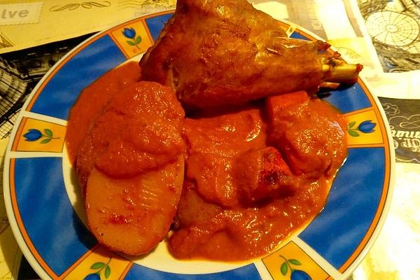 Delicious Turkey Thigh with Potatoes