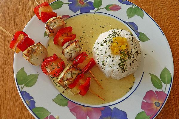 Exotic Fish Skewers