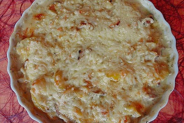 Fillet Au Gratin with Calvados Sauce