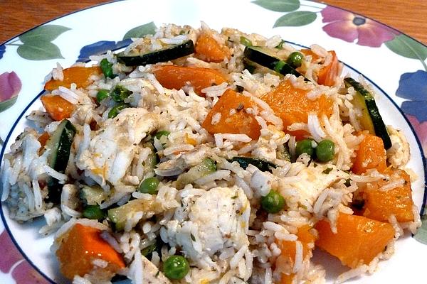 Fish Pan with Pumpkin Sweet and Sour