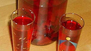 Raspberry Liqueur with Ginger