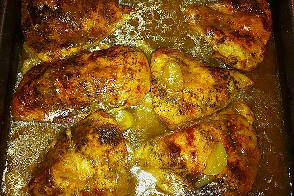 Garlic Chicken in Lemon Sauce