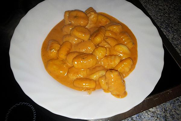 Gnocchi in Pink Gorgonzola Sauce
