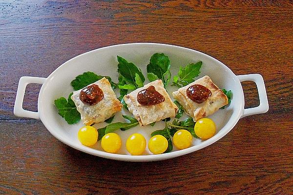 Goat Cheese Baked in Brick Dough