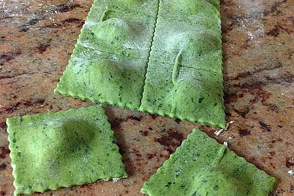 Green Pumpkin Ravioli
