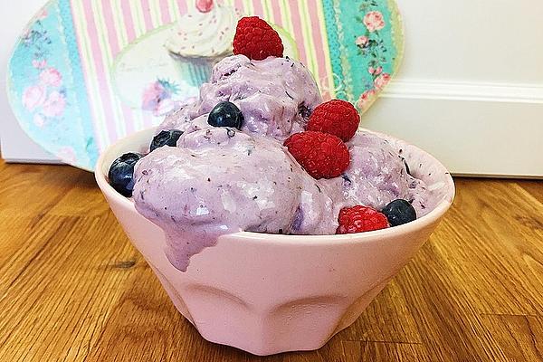 Homemade Berry Ice Cream