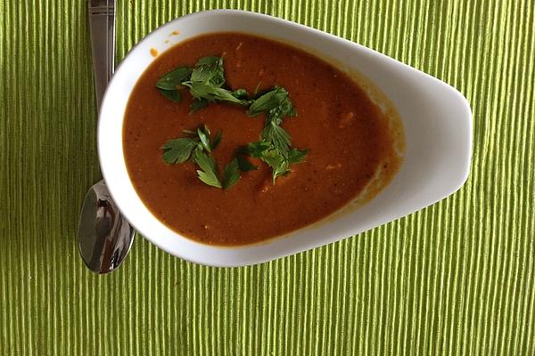 Indian Lentil and Carrot Soup with Chicken and Coriander