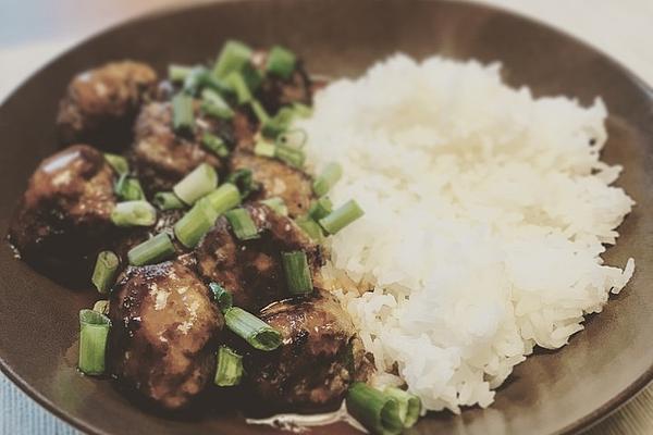 Japanese Style Meatballs