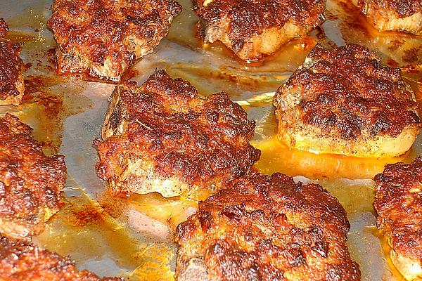 Lamb Chops with Tomato and Thyme Crust