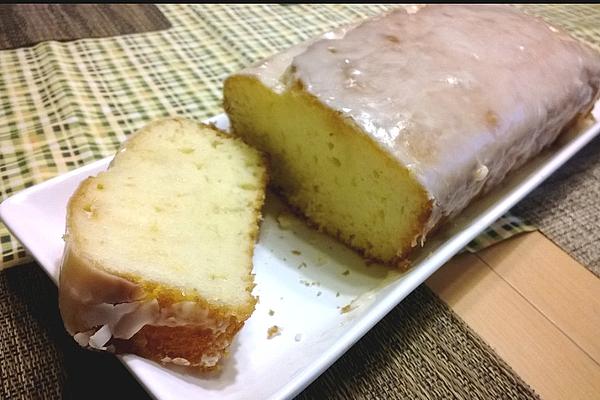 Lemon Cake Soaked with Limoncello