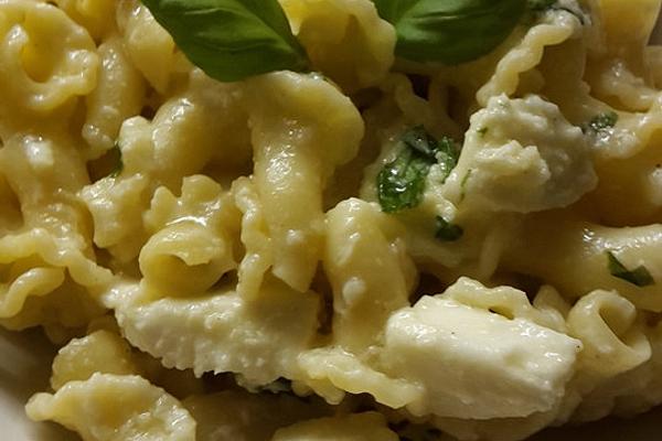 Lemon Noodles with Mozzarella