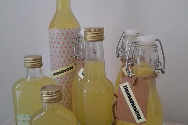 Lemonade Syrup with Mint