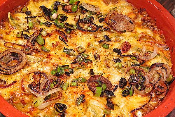 Lentils – Maultaschen Gratin