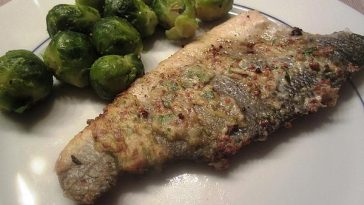 Loup De Mer with Gorgonzola – Mushroom – Spaghetti