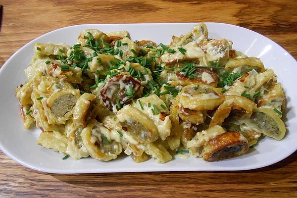 Maultaschen Cheese Pan