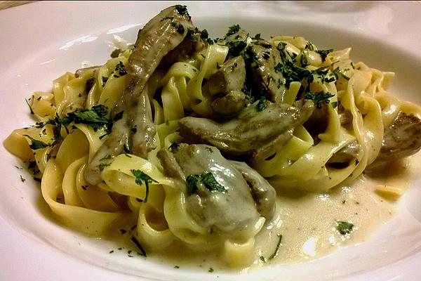 Pappardelle with Beef Fillet Strips