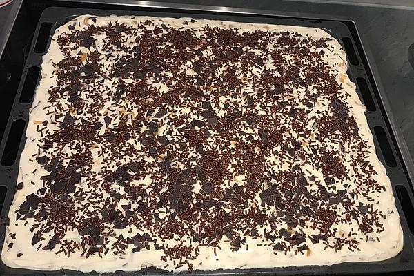 Peach Stracciatella Slices