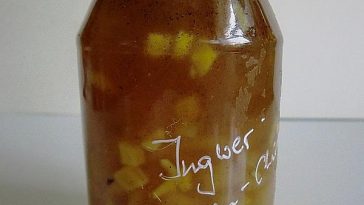 Camembert in Walnut Crust with Pear Chutney