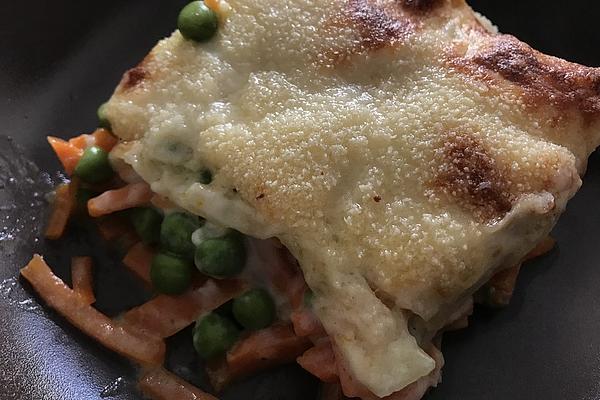 Peas and Carrots Lasagna