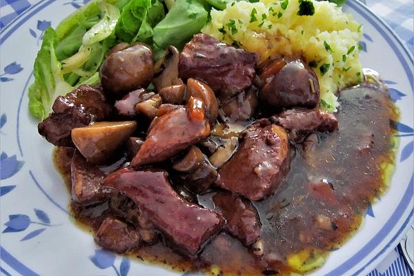 Pepper Ragout with Mushrooms