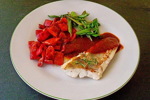 Pikeperch Fillets in French Pepper and Thyme Sauce