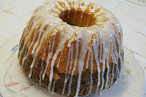 Poppy Seed Cake with Lemon Icing