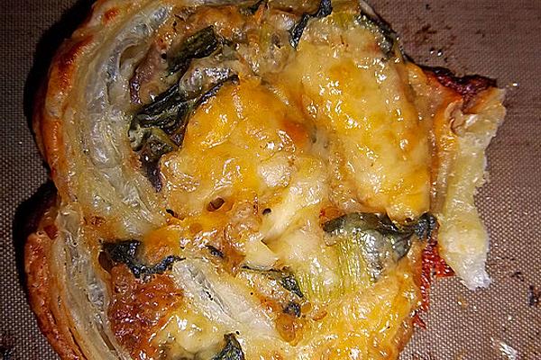 Puff Pastry Rolls with Different Fillings