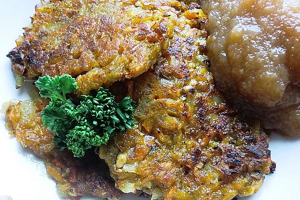 Pumpkin, Carrot and Potato Hash Browns