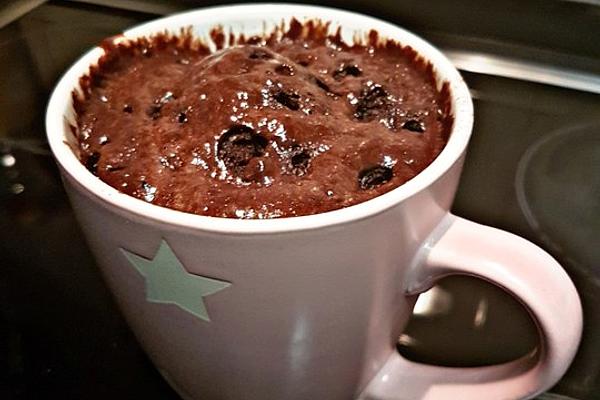 Quick Chocolate Nutella Mug Cake