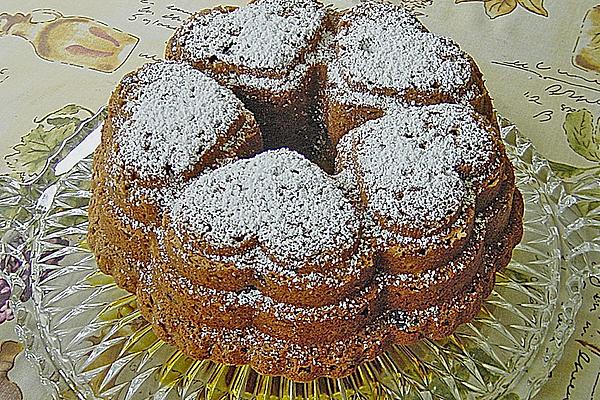 Red Wine Cake with Chocolate and Almonds