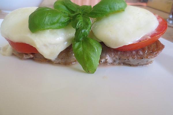 Saddle Of Pork Steak Caprese