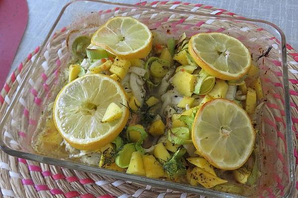 Salmon Fillet with Vegetables