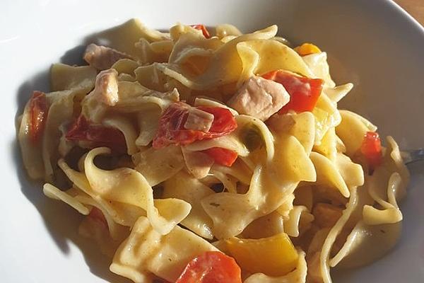 Salmon Pasta with Summer Vegetables