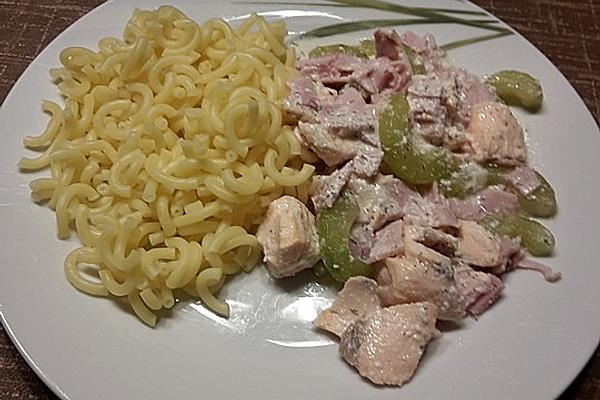 Salmon Ragout with Noodles